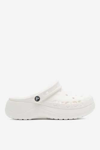 Plážové pantofle Crocs C-BAYA PLATFORM CLOG 208186-100 Bílá