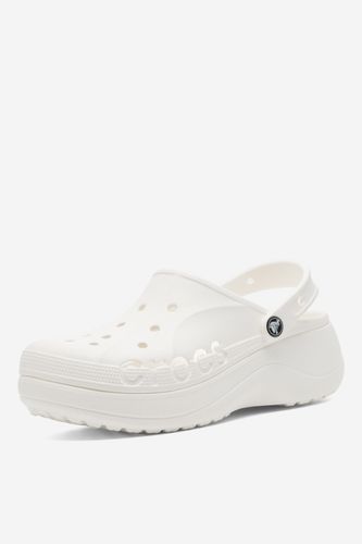 Plážové pantofle Crocs C-BAYA PLATFORM CLOG 208186-100 Bílá