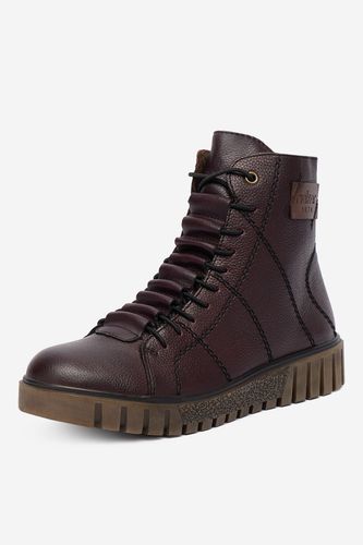 Semiš Rieker Y3421-35 Bordo rdeča