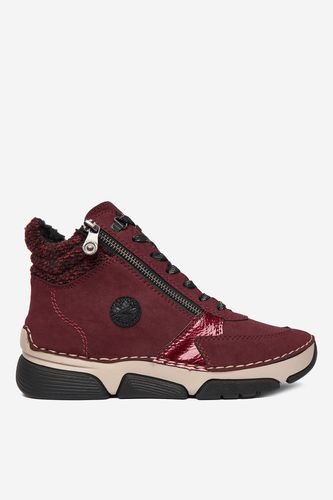 Semiš Rieker 45960-35 Bordo rdeča