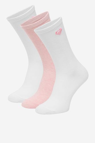 Čarape ROXY CEO_AS_ROXY_14_W_AW25 (3-PACK) Bela