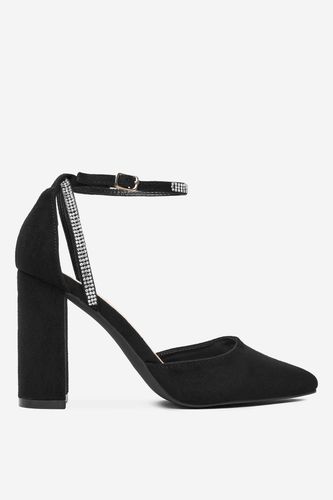 Čevlji s peto DeeZee CEO-WSS21503-01 Črna