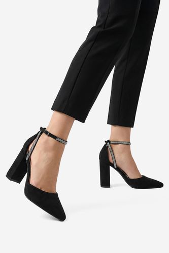 Čevlji s peto DeeZee CEO-WSS21503-01 Črna