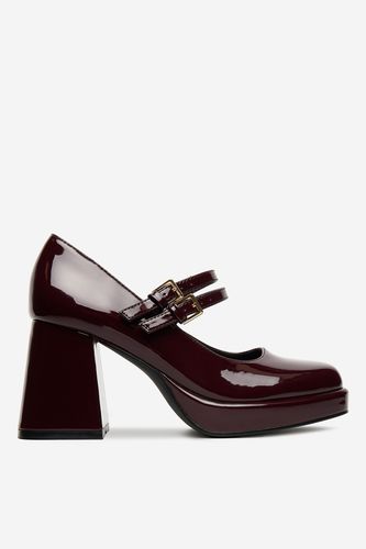 Čevlji s peto Jenny CEO-JY230928 Bordo rdeča