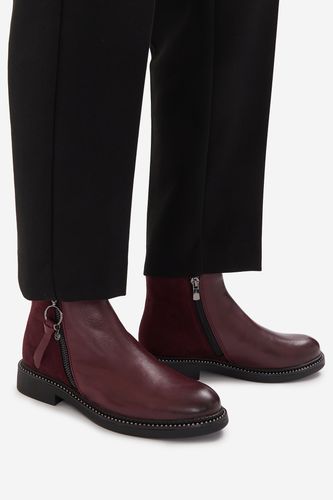 Gležnjarji Lasocki CEO-RST-56007-13 Bordo rdeča