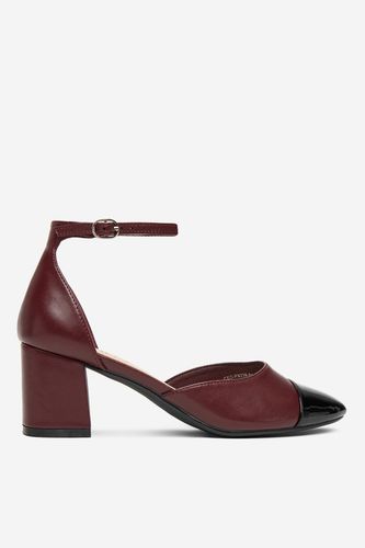 Čevlji s peto Jenny CEO-PX239-01 Bordo rdeča