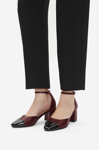 Čevlji s peto Jenny CEO-PX239-01 Bordo rdeča