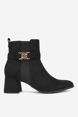 Kratke čizme NINE WEST CEO-NIBAL-01 Crna
