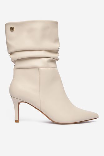 Kotníková obuv NINE WEST CEO-SAMIRA-01 Krémová