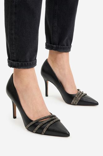 Čevlji s peto NINE WEST CEO-MARIAM-01 Črna