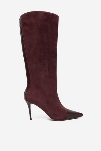 Škornji EVA MINGE EO-EDITH-GLC9177-17-861 Bordo rdeča