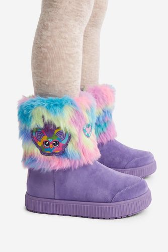 Škornji FURBY CEO-BIC-AW25-133FUR Vijolična