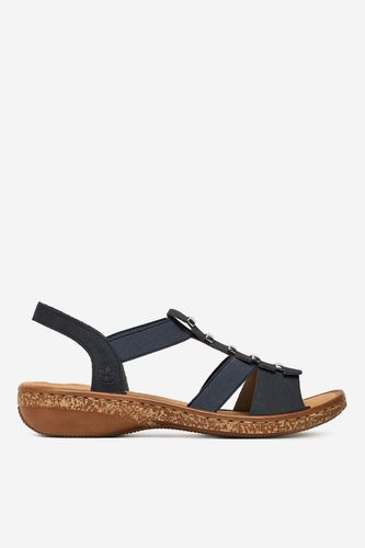 Sandali Rieker CEO-62850-14 Mornarsko modra