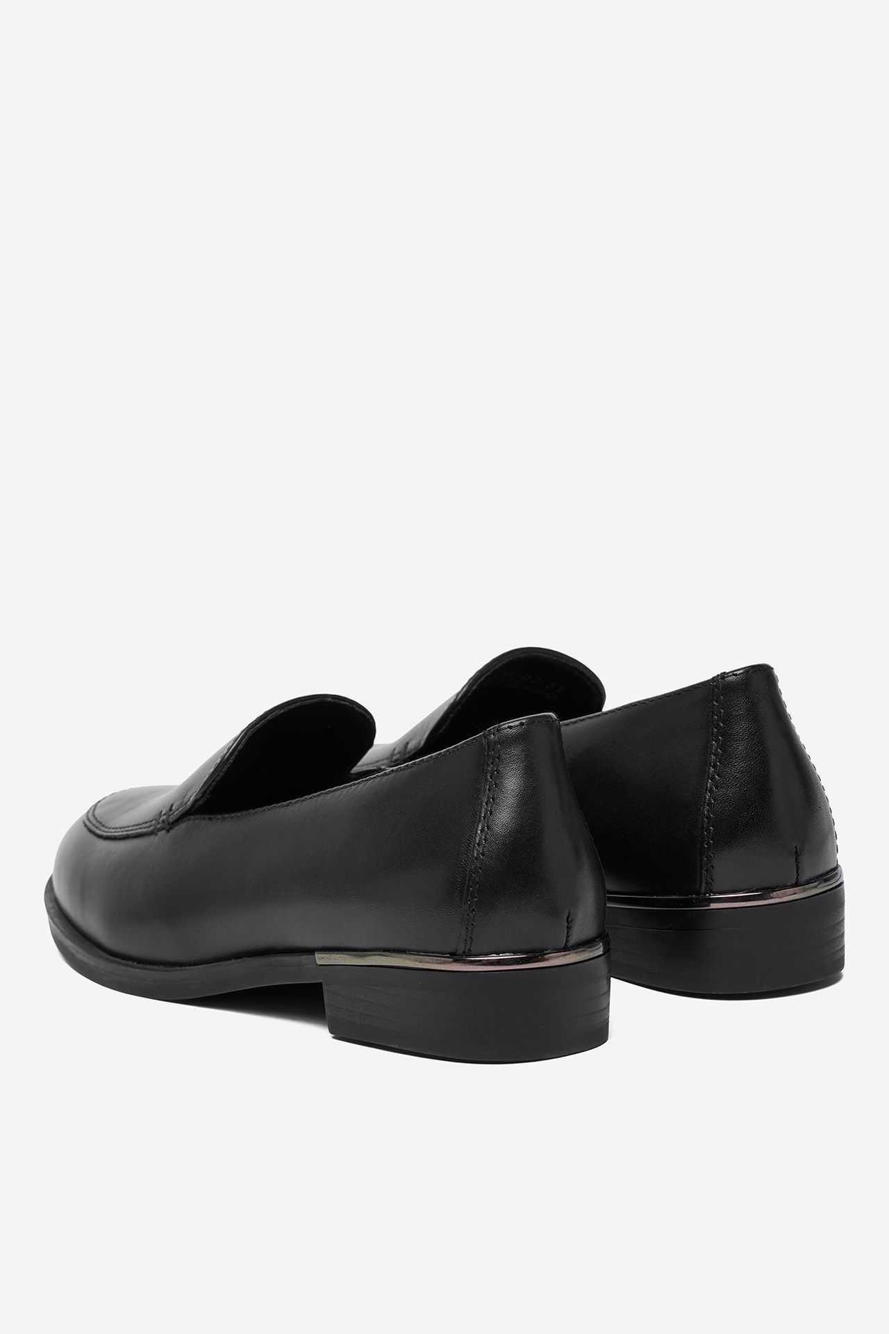 Loafersy Černá