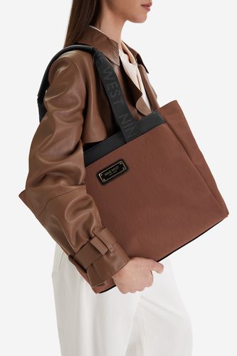 Kabelka NINE WEST CEO-BRIELLE-LA374-4705 Hnědá