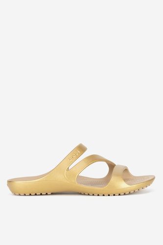 Natikači za bazen Crocs C-KADEE II MATELLIC SANDAL W 210147-710 Zlata