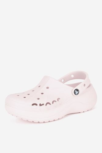 Natikači za bazen Crocs C-BAYA PLATFORM CLOG 208186-6PI Živo roza