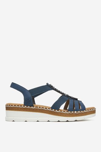 Sandali Rieker CEO-V1206-14 Mornarsko modra