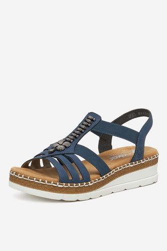 Sandali Rieker CEO-V1206-14 Mornarsko modra