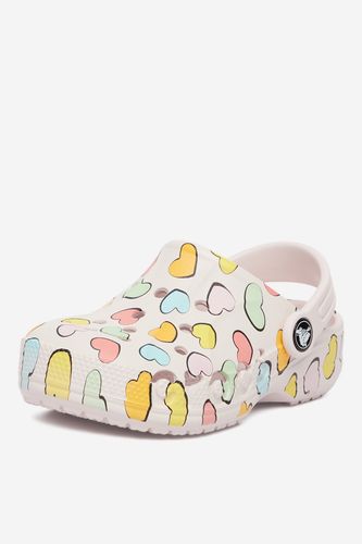 Natikači za bazen Crocs C-BAYA SEASONAL PRINTED CG K 209728-6PI Živo roza