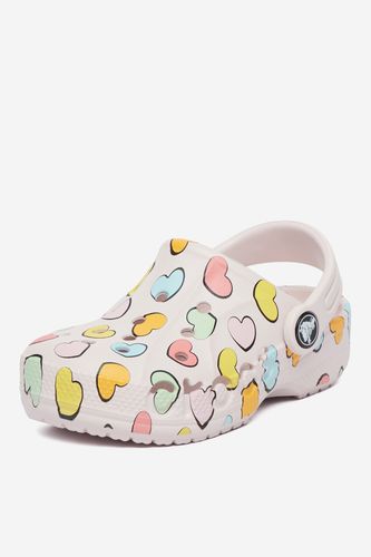 Natikači za bazen Crocs C-BAYA SEASONAL PRINTED CG T 209729-6PI Živo roza