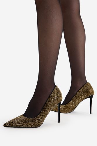 Čevlji s peto EVA MINGE EO-LUISA-LT9058-8 Zlata