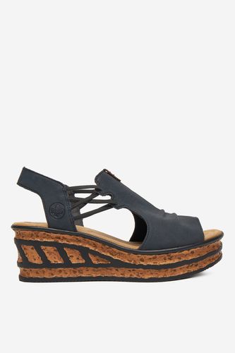 Sandali Rieker CEO-68175-14 Mornarsko modra