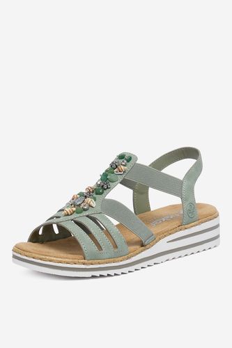 Sandali Rieker CEO-V0649-52 Zelena