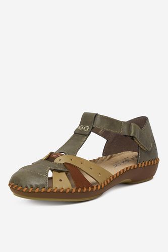 Sandali Rieker CEO-M1655-54 Temno zelena