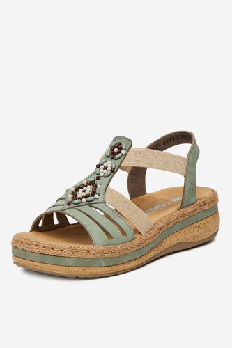Sandali Rieker CEO-V0920-52 Zelena