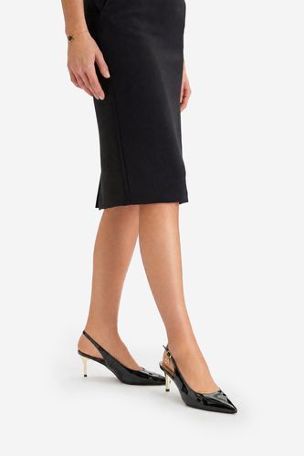 Čevlji s peto NINE WEST CEO-LP655163A-9 Črna