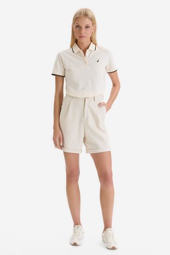 Koszulka polo NAUTICA W126-NALPO-1008-02X Kremowy