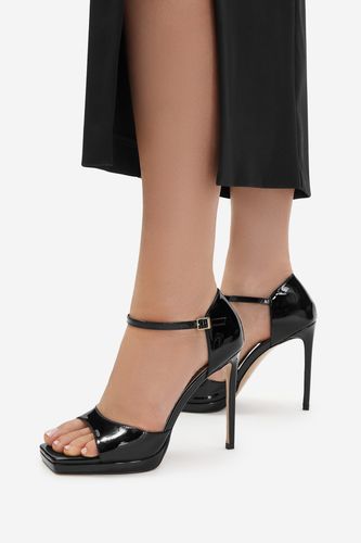 Sandali EVA MINGE EO-VIOLET-LT2521-3-1 Črna