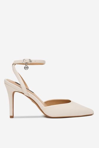 Čevlji s peto NINE WEST CEO-CD23029-3 Krem