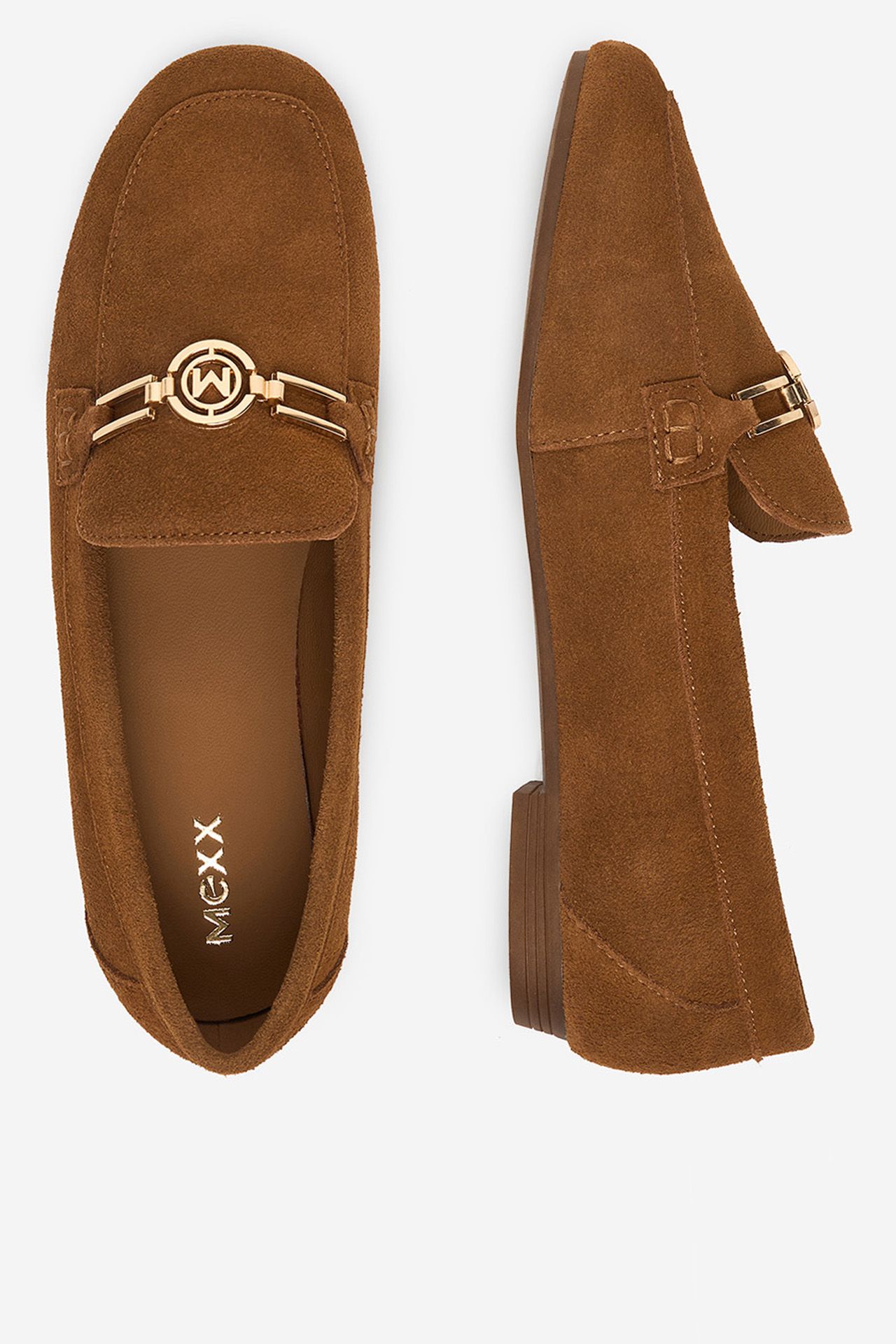 Loafersy Hnědá