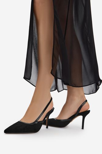 Čevlji s peto NINE WEST EO-SX005 06 Črna