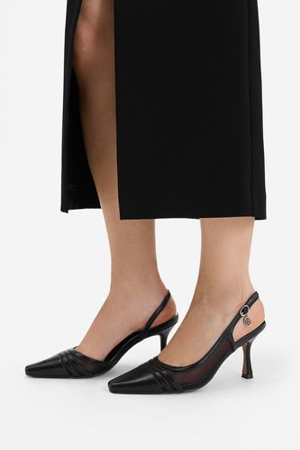 Čevlji s peto NINE WEST CEO-CR422-D3005C Črna