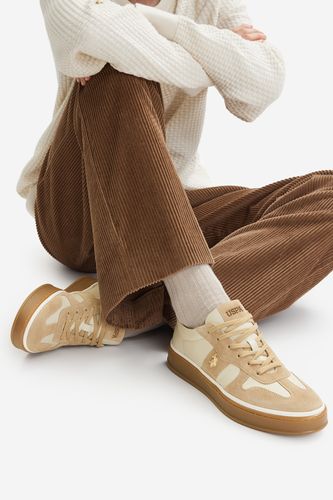 Сникърси U.S. POLO ASSN. EO-HAIRY001W/6LS1 Кремав