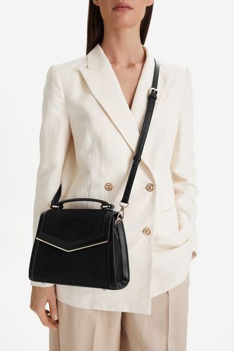 Torbica NINE WEST CEO-WALL STREET GLOW-KY318 Črna