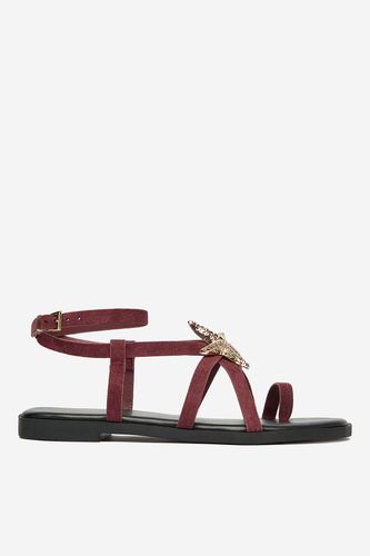 Sandali DeeZee CEO-YLD-F9678 Bordo rdeča