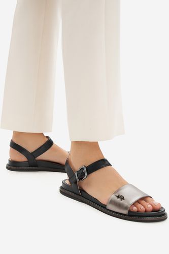 Sandály U.S. POLO ASSN. EO-ADELI001W/6L1 Stříbrná