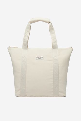 Torbę shopper pokazano na wprost, widoczny cały przód produktu.
