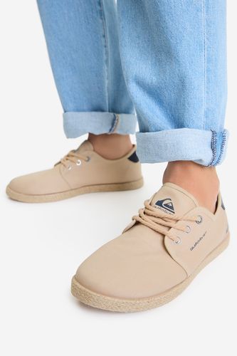Espadrilky QUIKSILVER CWBEO-WAVESTRIDE-02 Světle béžová