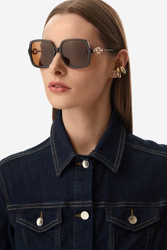 Ženska sončna očala NINE WEST CEO-NW6658S Čokoladno rjava