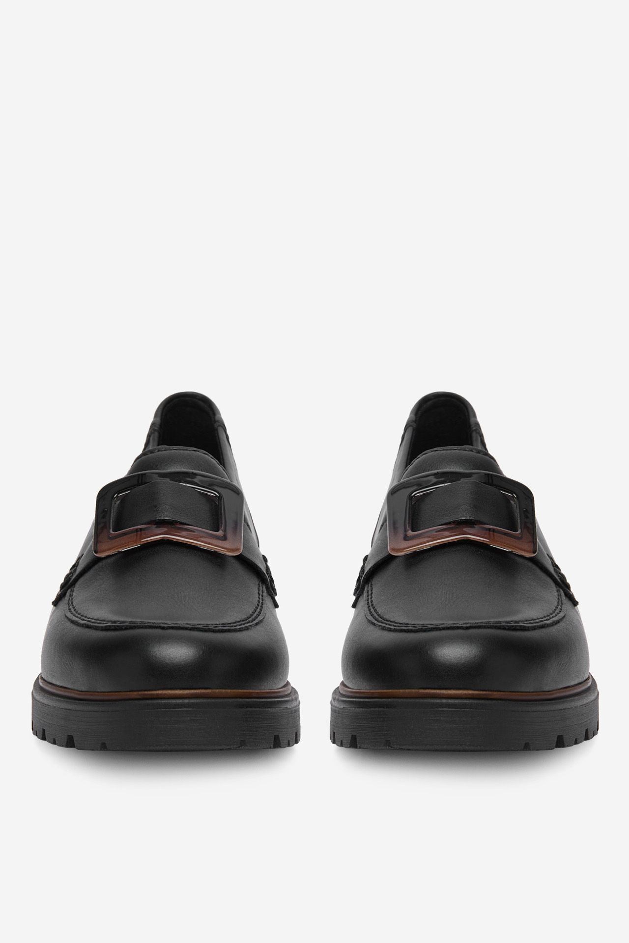 Loafersy Černá