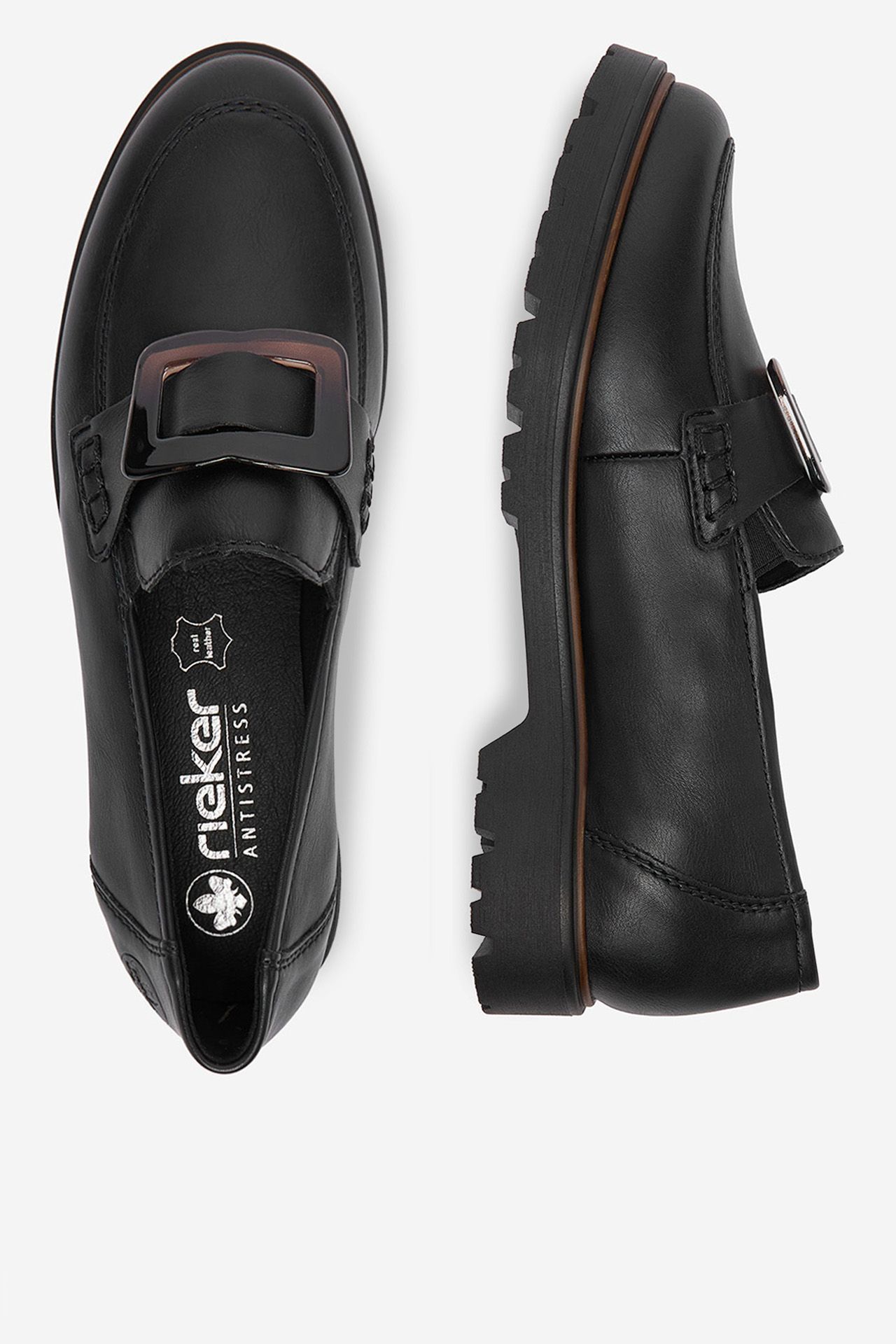Loafersy Černá