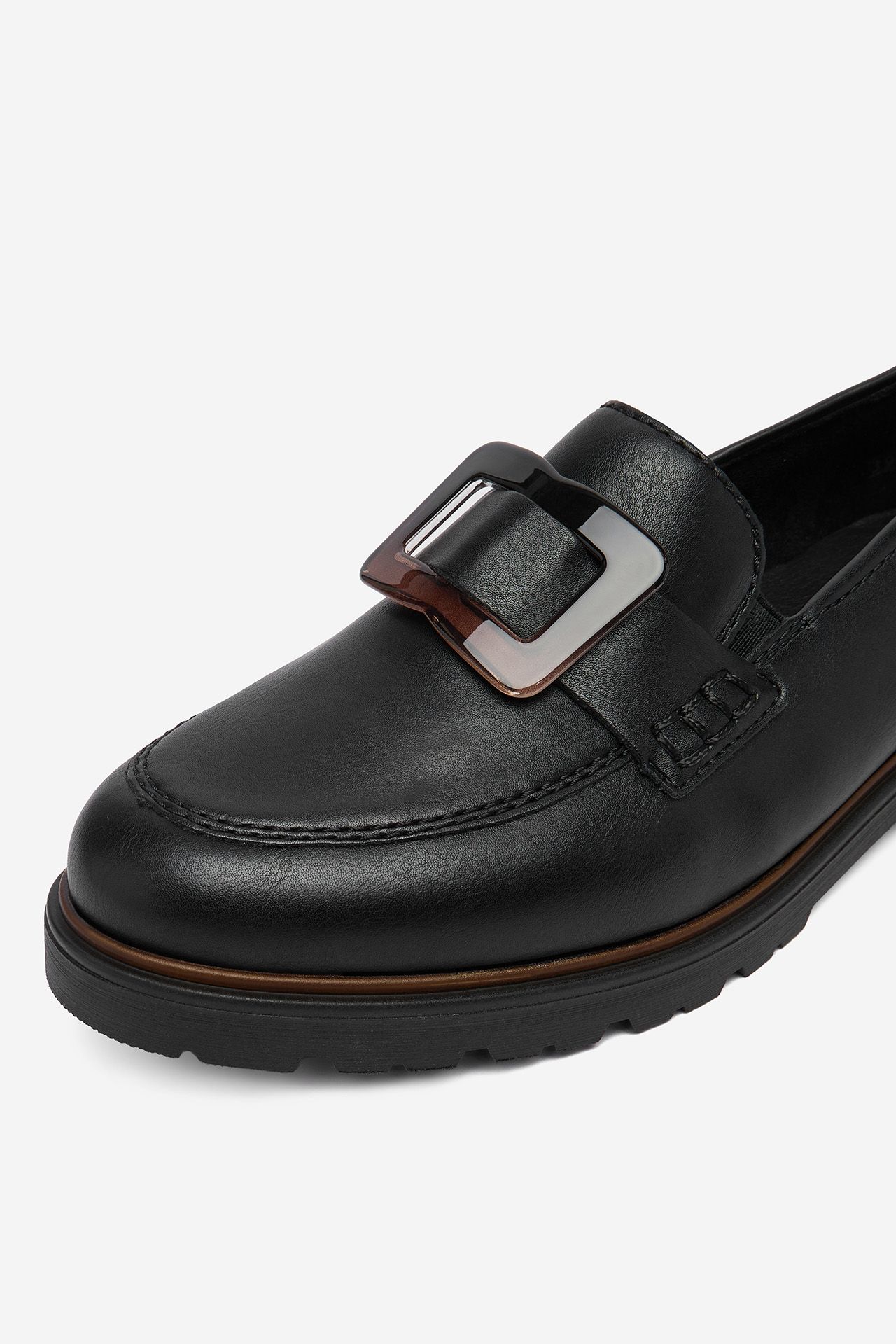 Loafersy Černá