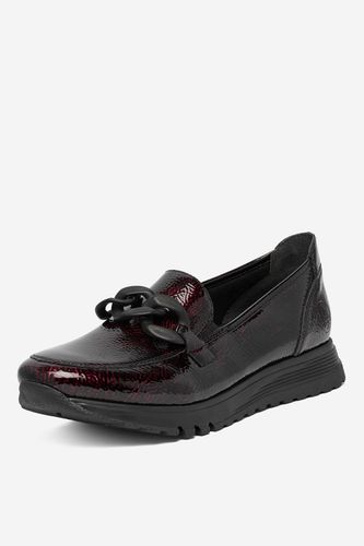 Nizki čevlji Rieker CEO-49051-35 Bordo rdeča