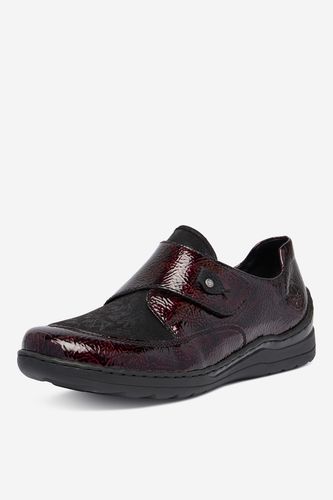 Nizki čevlji Rieker CEO-48951-35 Bordo rdeča