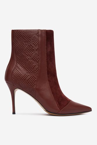 Gležnjarji EVA MINGE EO-DELLA-GLC9036-5.5-888 Bordo rdeča